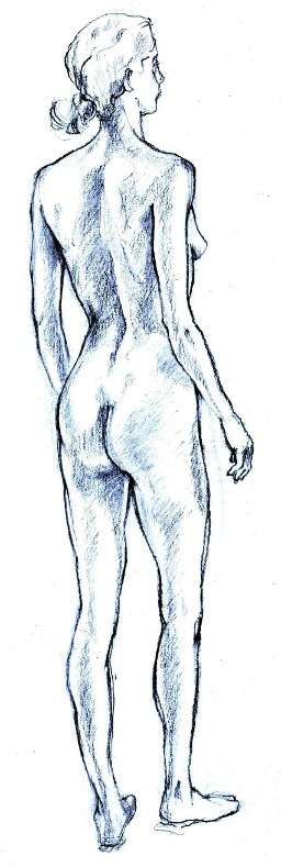 Standing Nude - Leedy