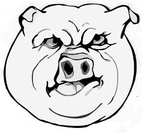 Angry Pig - Design by Tom Leedy