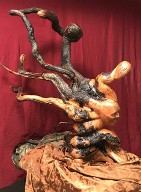 Medusa - Sculpture by Tom Leedy